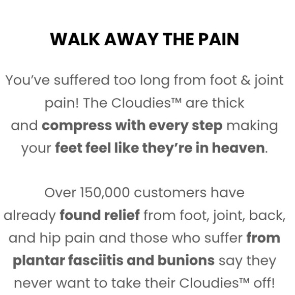 NEW The Cloudies Original Ergonomically Designed Slippers Sandals 38-39 - Picture 5 of 8